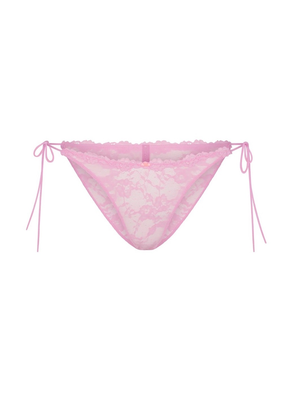 ✨ Lace Bikini Underwear | Cotton Candy Pink | S | Adjustable Side Ties | NWOT✨